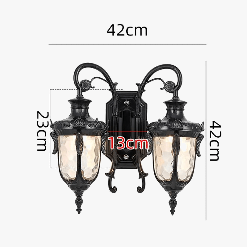 Applique murale Double Tête Waterproof | Marco Lucetti