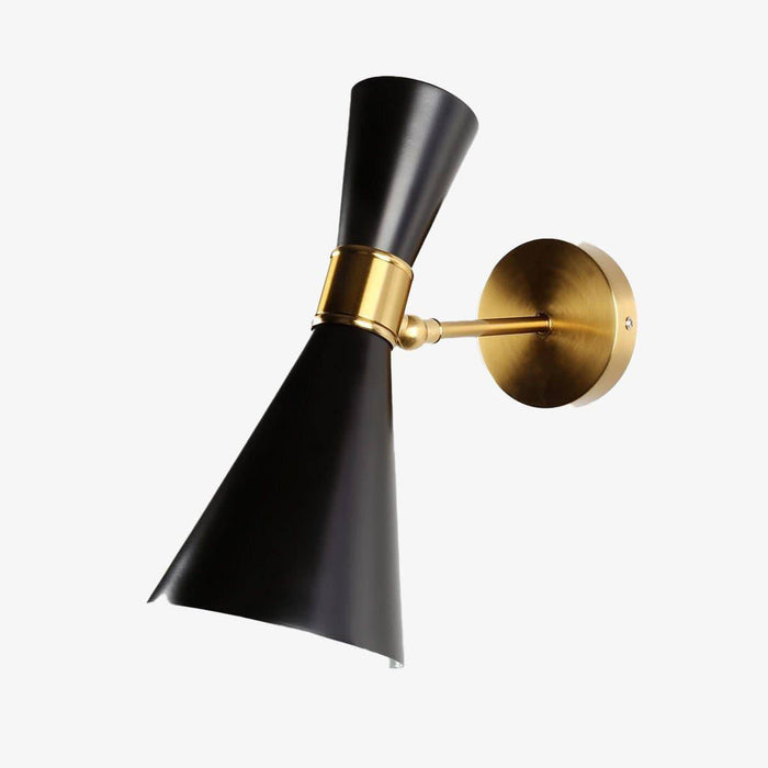 Applique murale élégante à LED dorée - Modèle triangulaire Smart | Marco Lucetti