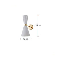 Applique murale élégante à LED dorée - Modèle triangulaire Smart | Marco Lucetti Blanc