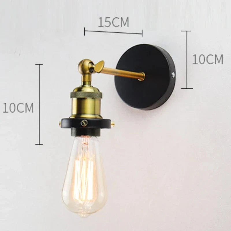 Applique murale élégante avec abat-jour en verre | Marco Lucetti Applique murale à une extrémité