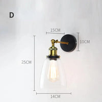 Applique murale élégante avec abat-jour en verre | Marco Lucetti Conception claire D