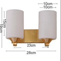 Applique murale élégante avec finition chromée dorée | Marco Lucetti