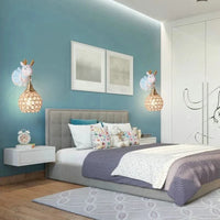 Applique murale éléphant et cerf pour chambre d'enfant. | Marco Lucetti