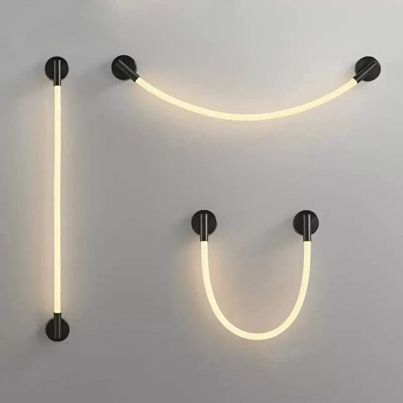 Applique murale en acier inoxydable et silicone de style moderne | Marco Lucetti