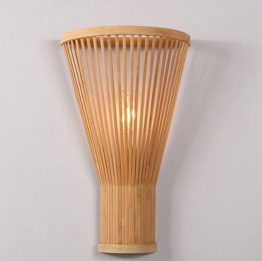 Applique murale en bambou conique, style chinois. | Marco Lucetti