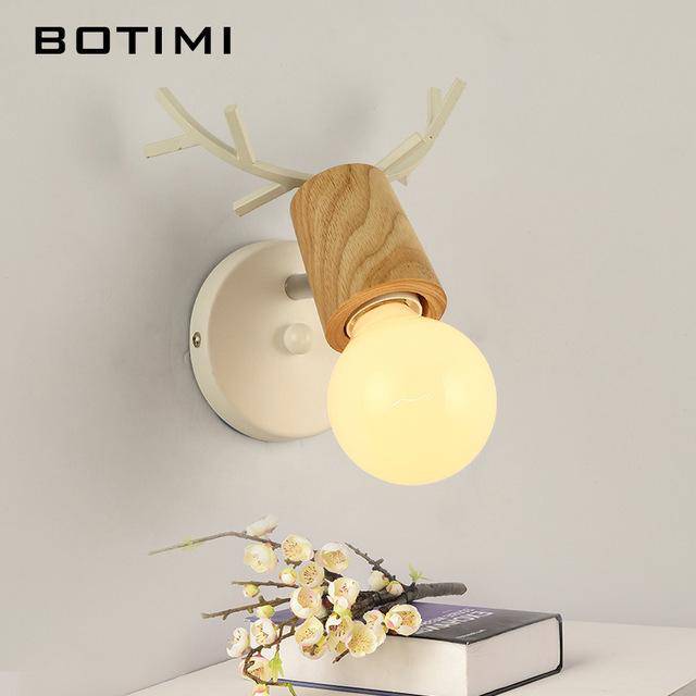 Applique murale en bois : Cerf en noir ou blanc | Marco Lucetti Blanc