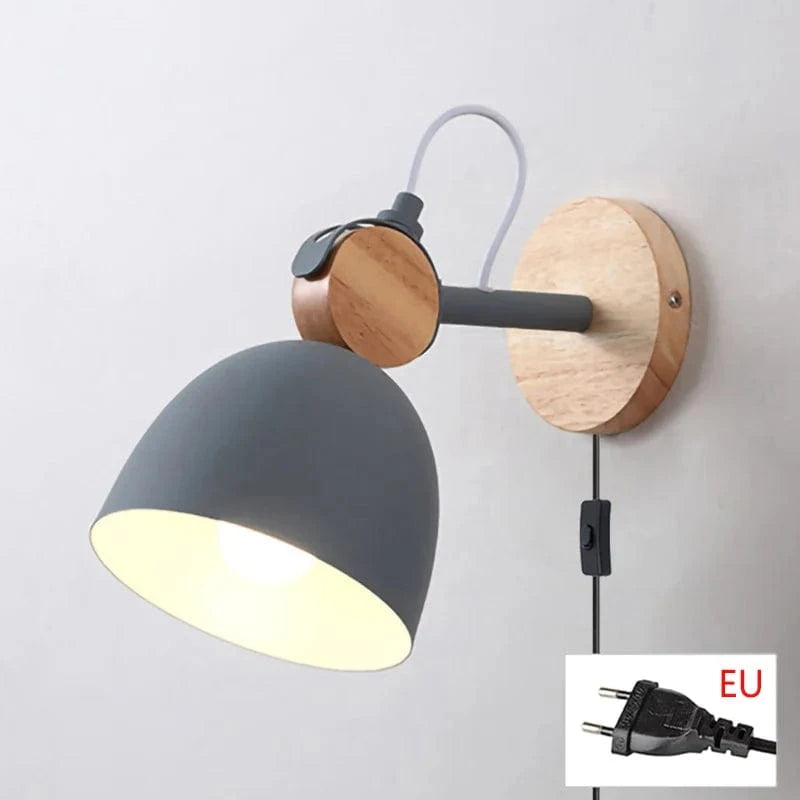 Applique murale en bois Creative Light | Marco Lucetti Gris UE / Blanc chaud (2700-3500K)