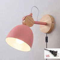 Applique murale en bois Creative Light | Marco Lucetti Rose américain / Blanc chaud (2700-3500K)