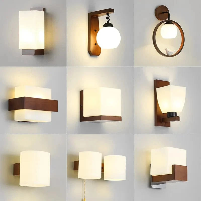 Applique murale en bois de noyer. | Marco Lucetti