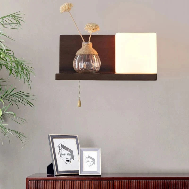 Applique murale en bois de noyer. | Marco Lucetti