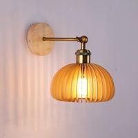 Applique murale en bois massif de style japonais | Marco Lucetti