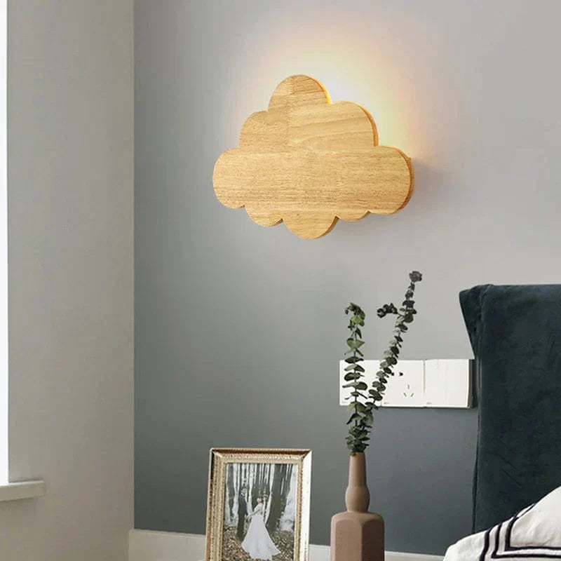 Applique murale en bois nordique moderne pour chambre d'enfant | Marco Lucetti