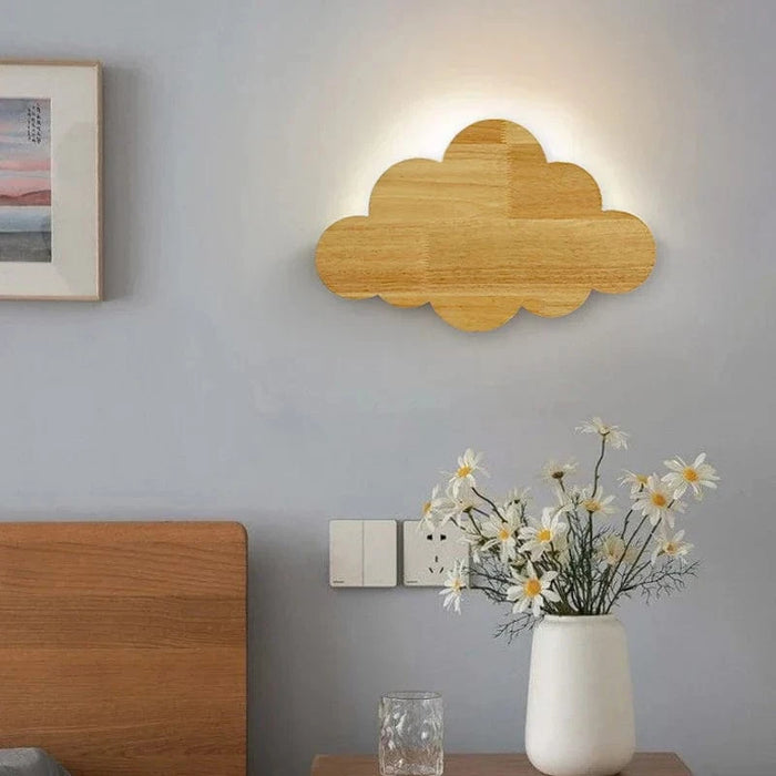 Applique murale en bois nordique moderne pour chambre d'enfant | Marco Lucetti