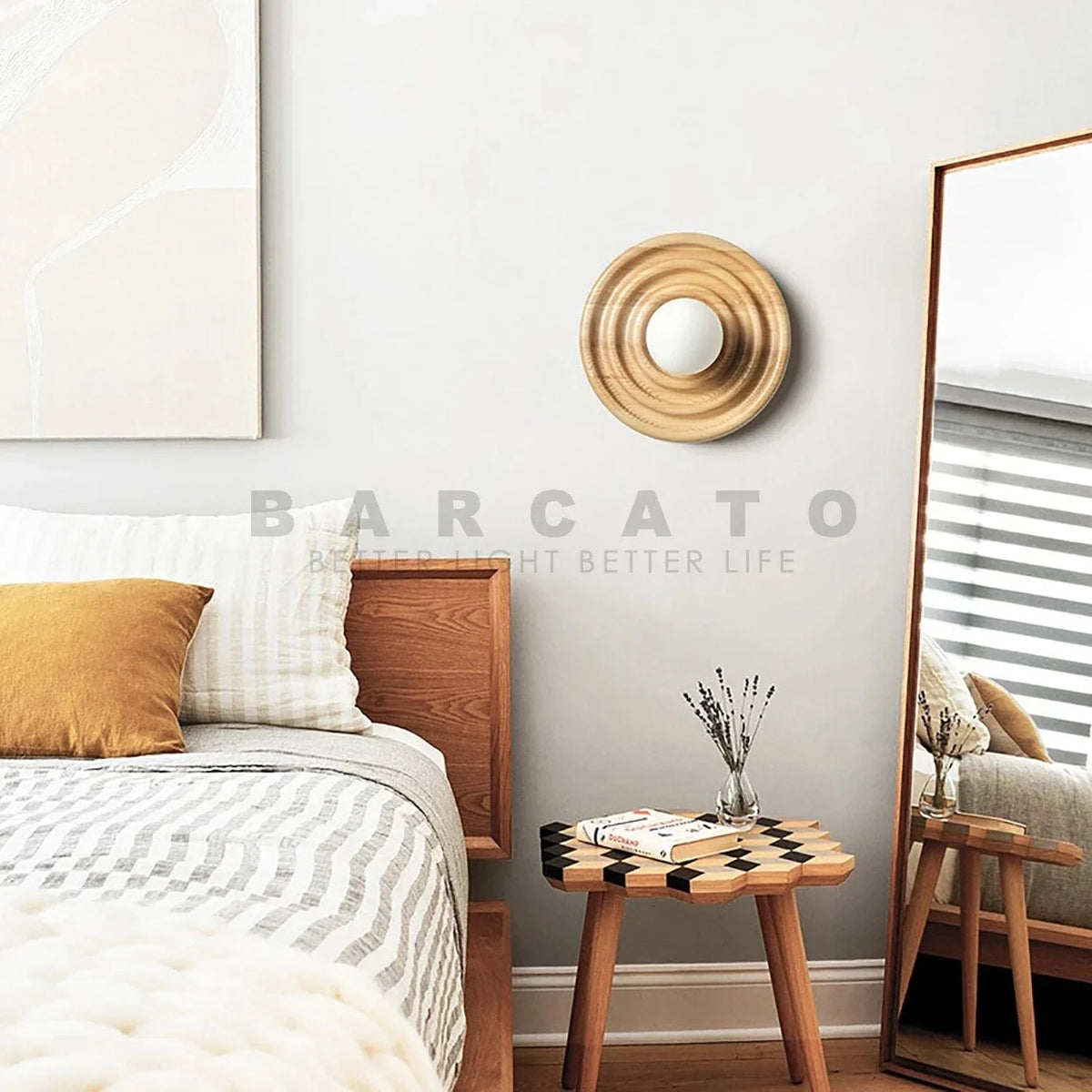 Applique murale en bois nordique pour chevet, étude, hôtel : lampe G9 AC90-260V | Marco Lucetti