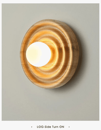 Applique murale en bois nordique pour chevet, étude, hôtel : lampe G9 AC90-260V | Marco Lucetti