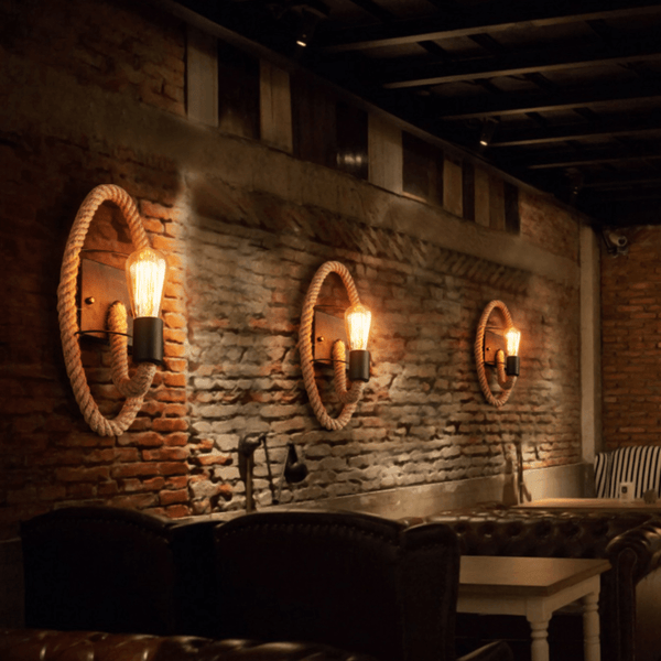 Applique murale en corde rustique Vintage | Marco Lucetti
