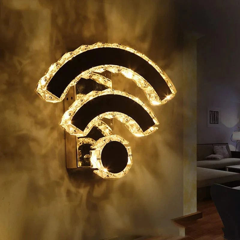 Applique murale en cristal contemporain | Marco Lucetti