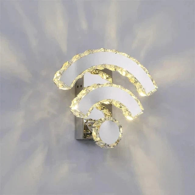 Applique murale en cristal contemporain | Marco Lucetti D / Blanc froid