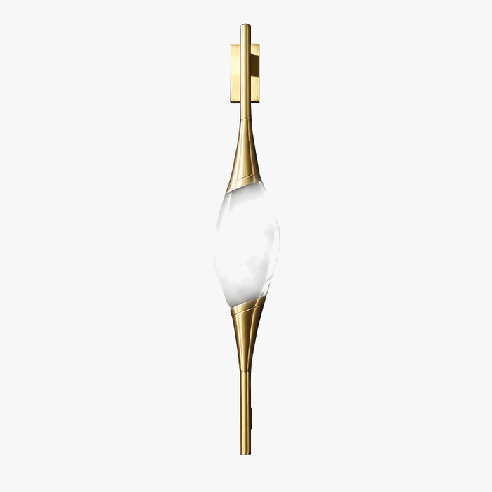Applique murale luxueuse en cristal de cuivre