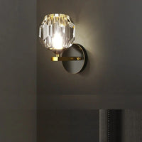 Applique murale en cristal de cuivre "Éclat d'Or" | Marco Lucetti A ballon / 3 couleurs