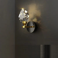 Applique murale en cristal de cuivre "Éclat d'Or" | Marco Lucetti Ae glace / 3 couleurs