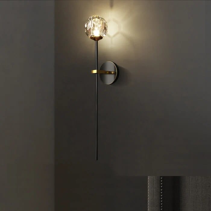 Applique murale en cristal de cuivre "Éclat d'Or" | Marco Lucetti Balle B / 3 couleurs