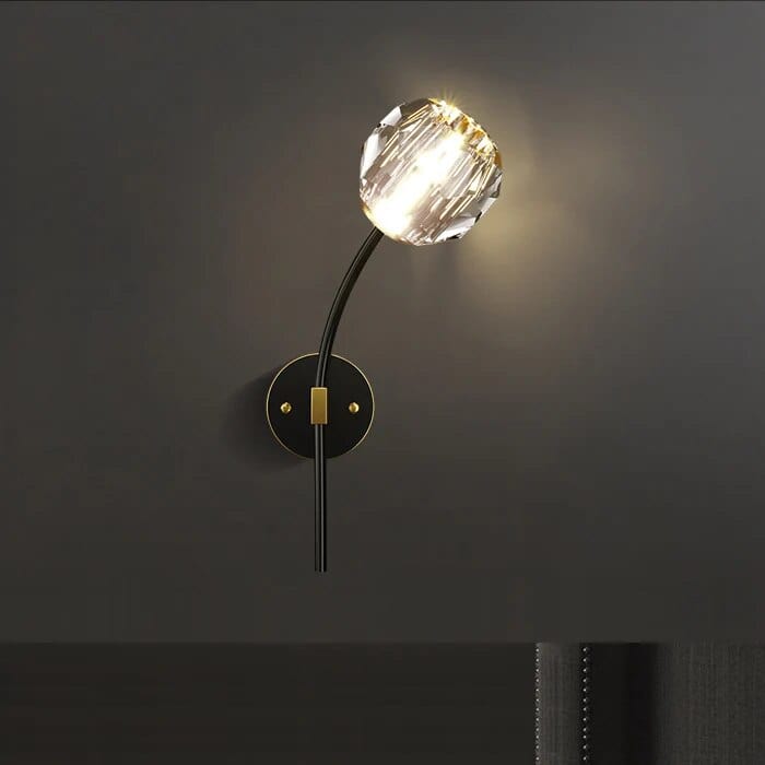 Applique murale en cristal de cuivre "Éclat d'Or" | Marco Lucetti Boule C / 3 couleurs