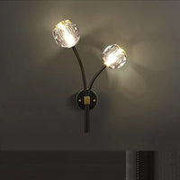 Applique murale en cristal de cuivre "Éclat d'Or" | Marco Lucetti D Balle / 3 couleurs