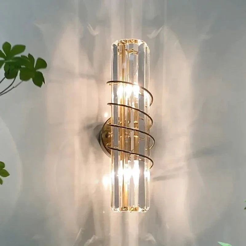 Applique murale en cristal de luxe et lumière | Marco Lucetti