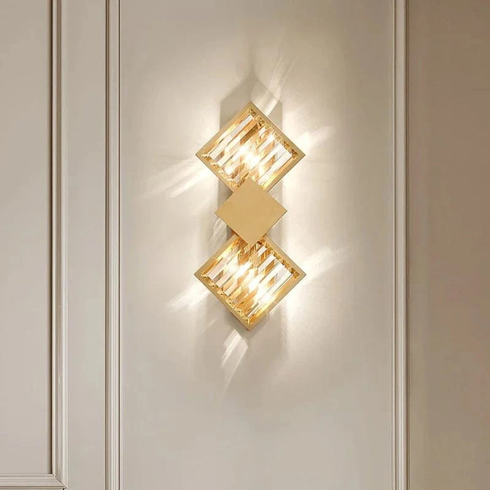 Applique murale en cristal de luxe et lumière | Marco Lucetti