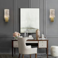 Applique murale en cristal de style nordique pour éclairage intérieur de luxe | Marco Lucetti