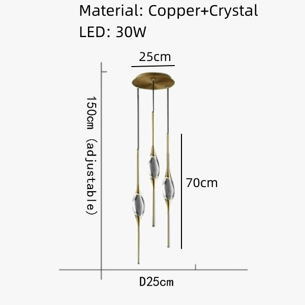 Applique murale en cristal de style postmoderne | Marco Lucetti