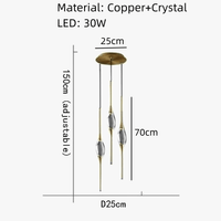 Applique murale en cristal de style postmoderne | Marco Lucetti