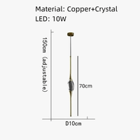 Applique murale en cristal de style postmoderne | Marco Lucetti