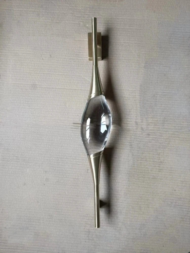 Applique murale en cristal de style postmoderne | Marco Lucetti 60 cm-Chrome / Lumière blanche 5000K