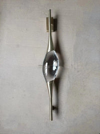 Applique murale en cristal de style postmoderne | Marco Lucetti 60 cm-Chrome / Lumière blanche 5000K