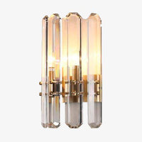 Applique murale en cristal et socle doré Luxe Crystal | Marco Lucetti