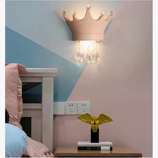 Applique murale en cristal minimaliste et abordable pour enfants - Éclat Enfants