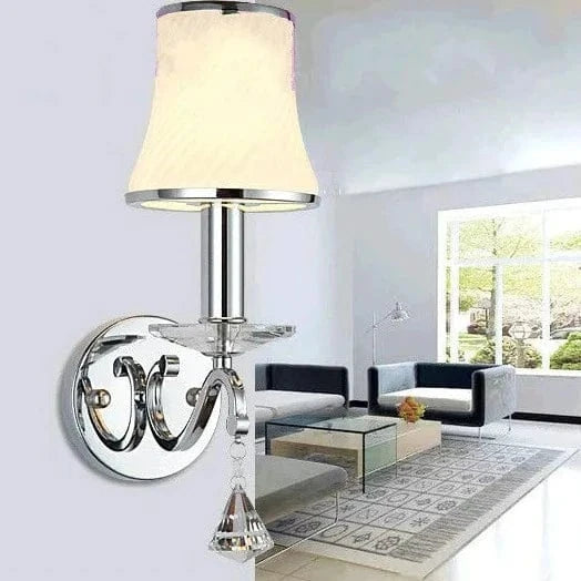 Applique murale en cristal moderne pour éclairer lit, allée et escalier. | Marco Lucetti