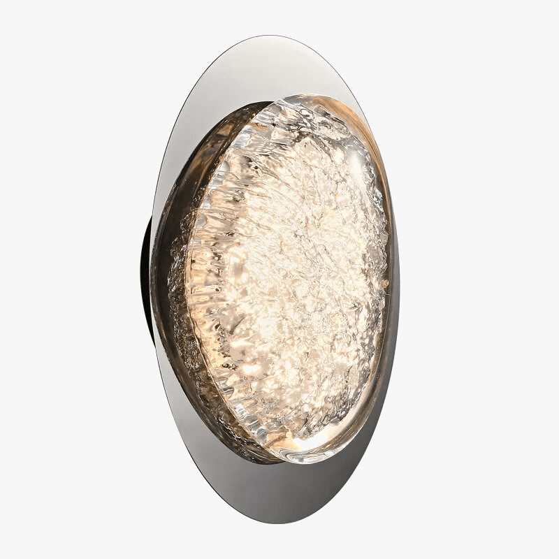 Applique murale en cristal platine luxury | Marco Lucetti