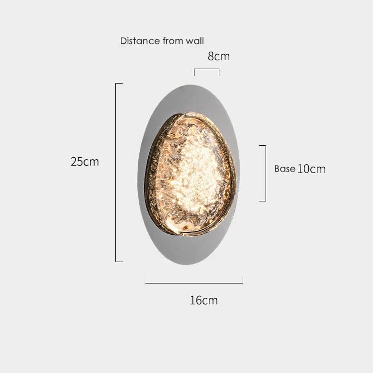 Applique murale en cristal platine luxury | Marco Lucetti A Small / 3 colors