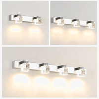 Applique murale en cristal pour une salle de bains moderne | Marco Lucetti