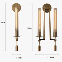 Applique murale en cuivre contemporaine | Marco Lucetti