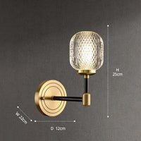 Applique murale en cuivre pour un look élégant | Marco Lucetti 1 tête