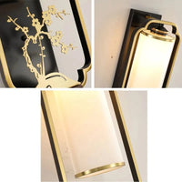 Applique murale en fer et verre de style chinois - Nouvelle Collection | Marco Lucetti