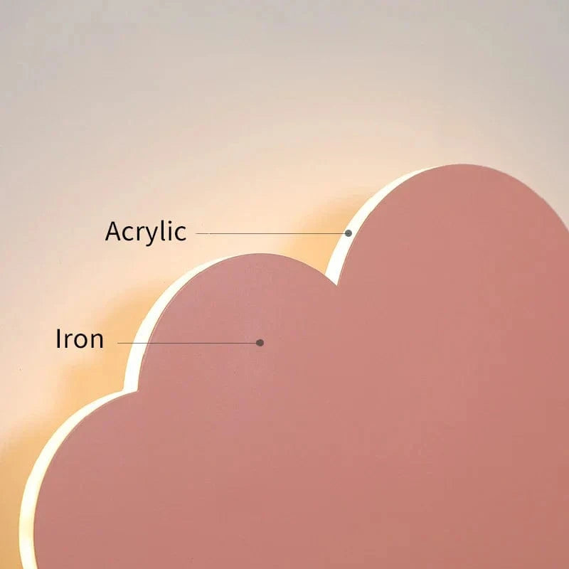 Applique murale en forme de nuage pour une chambre de bébé dans les nuages | Marco Lucetti
