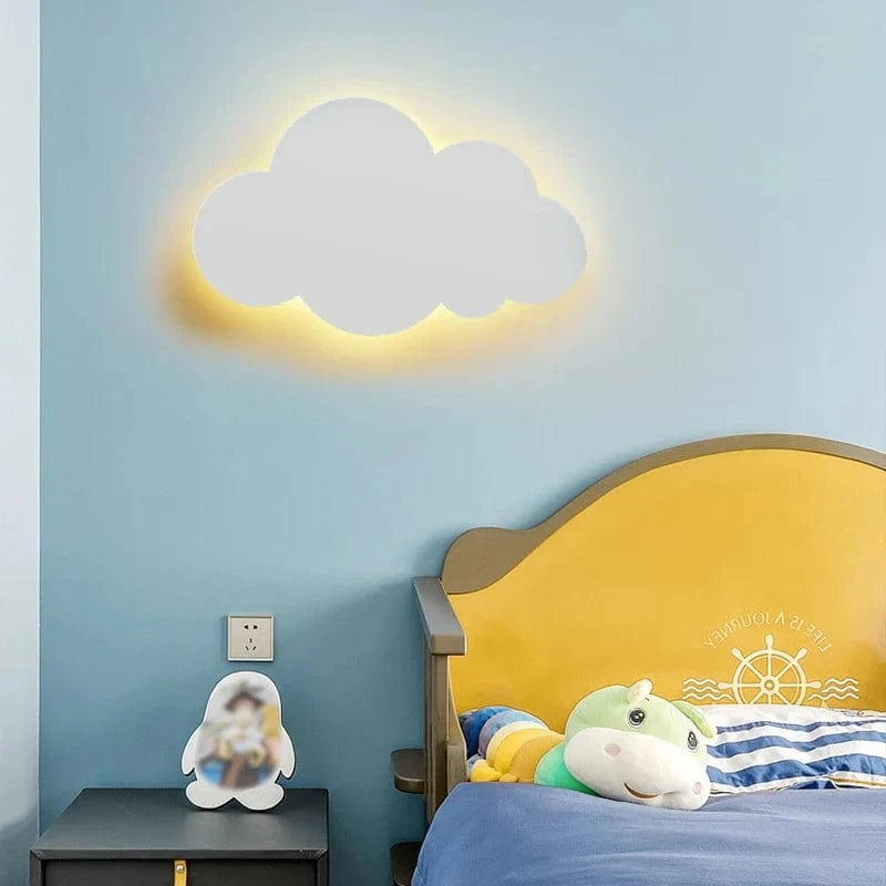 Applique murale en forme de nuage pour une chambre de bébé dans les nuages | Marco Lucetti