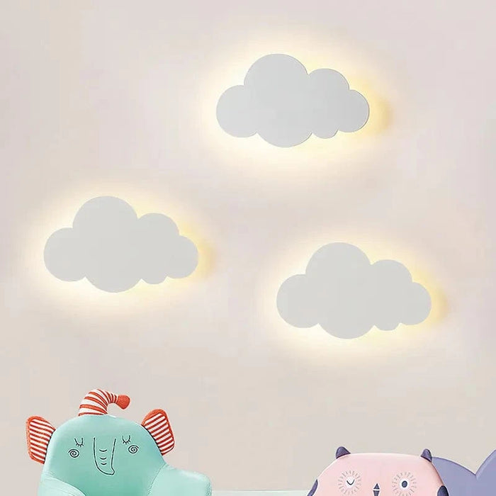 Applique murale en forme de nuage pour une chambre de bébé dans les nuages | Marco Lucetti