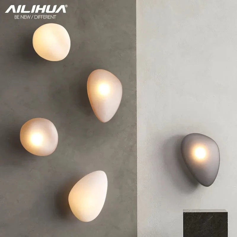 Applique murale en galets nordique minimaliste | Marco Lucetti