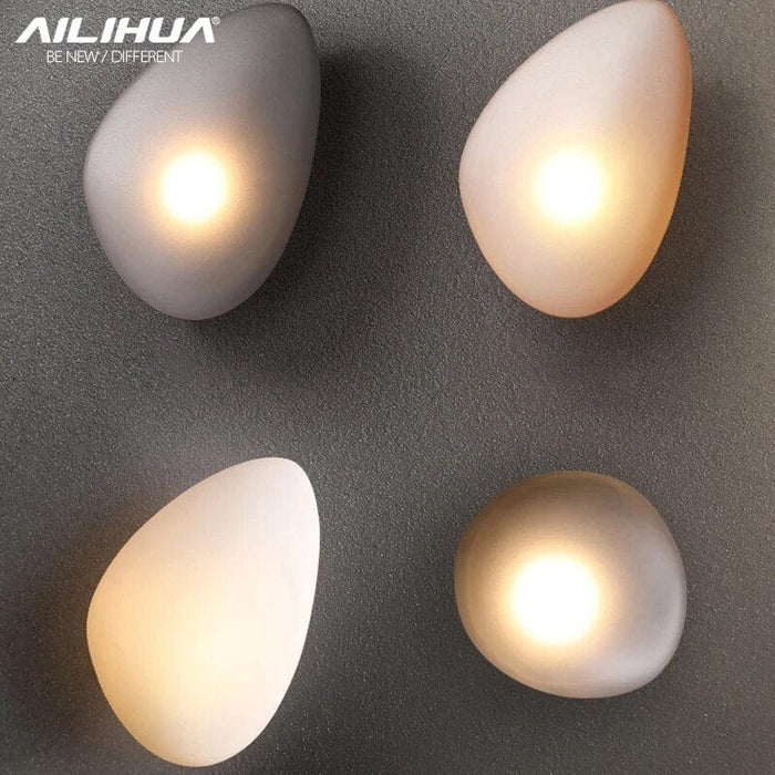 Applique murale en galets nordique minimaliste | Marco Lucetti